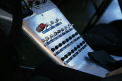 baja 1000 trophy truck interior control panel
