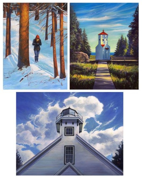 Garth Glazier in Reminiscence Show at Ellen Kayrod Gallery