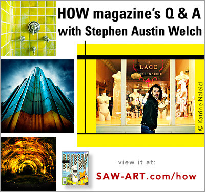 Stephen Austin Welch in April Issue of HOW
