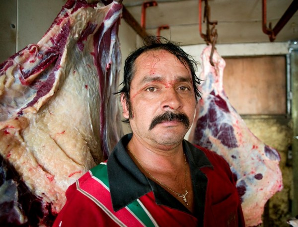 Max Dolberg Photographs Bullfight Butcher