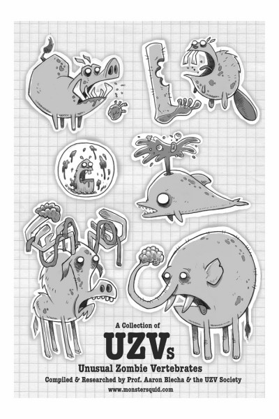 Aaron Blecha Brings Unusual Zombie Vertebrates to Life!