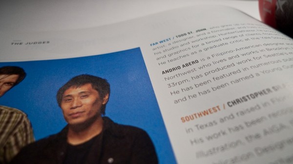 Andrio Abero in print's Regional Design Annual
