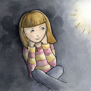 Charla Pettingill illustrates "Rock Star" for Sparkle Magazine