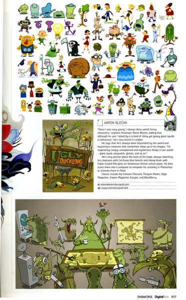 Aaron Blecha is a Showcase Artist in Digital Arts Magazine