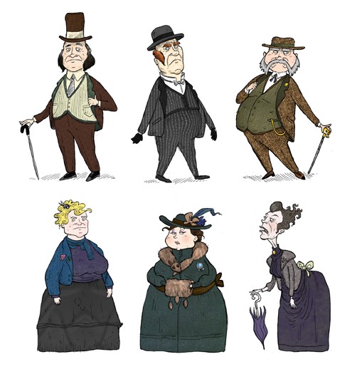 Aaron Blecha Designs Characters for Yes, Virginia Holiday Special