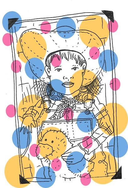 Barbara Pollak's New Blog Posts Line Art Style