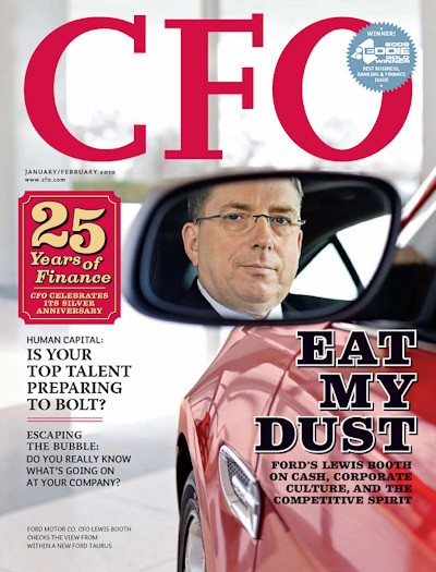 Robert Houser's CFO Cover Photograph