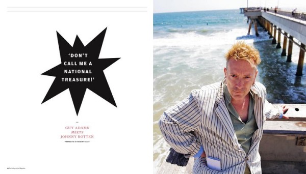 Robert Yager shoots Legendary Punk Rocker Johnny Rotten
