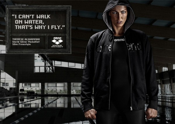 Garrigosa shoots 'Arena Water Instinct" Campaign