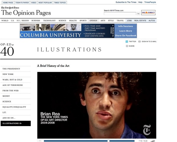 NYT Op-Ed Celebrates 40 Years of Amazing Illustrations