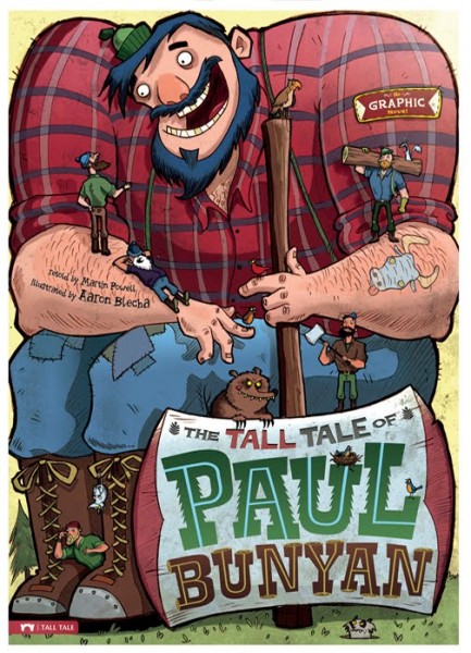 Aaron Blecha's Paul Bunyan Graphic Novel Selected for 3x3's Children Illustration Show