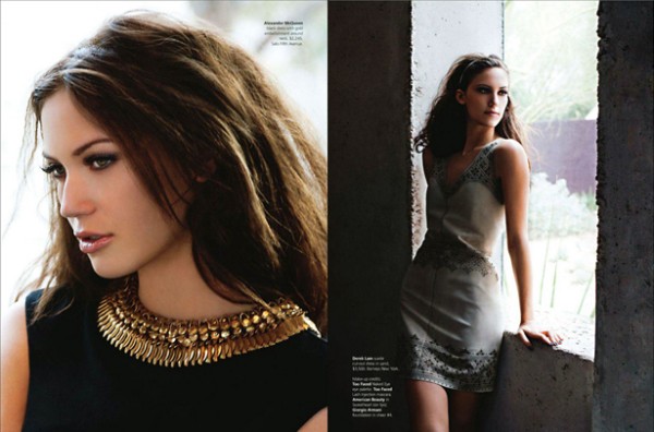 Ellen Barnes shoots "Earth + Light" April fashion