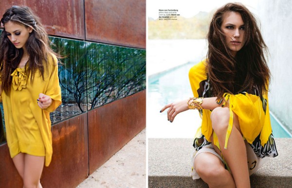 Ellen Barnes shoots "Earth + Light" April fashion