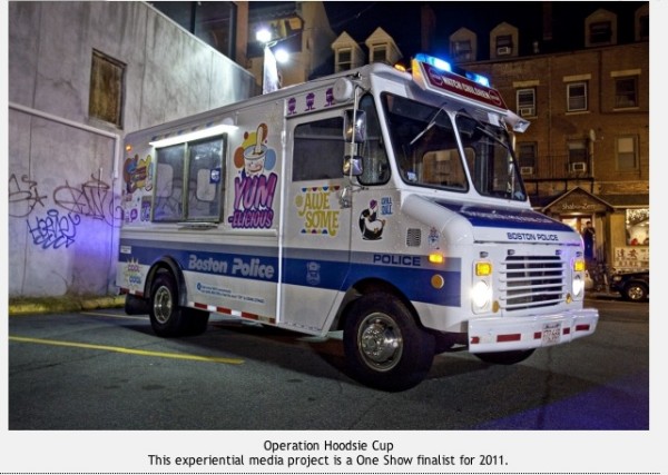 Hill Holliday's "Hoodsie Ice Cream/Police Cruiser"