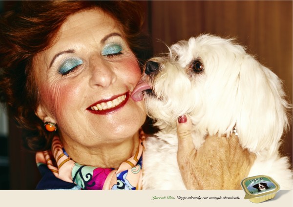 "Dogs already eat enough chemicals" Yarrah Ad Campaign