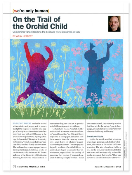 Illustrator Barbara Kosoff creates a new piece for Scientific American Mind!