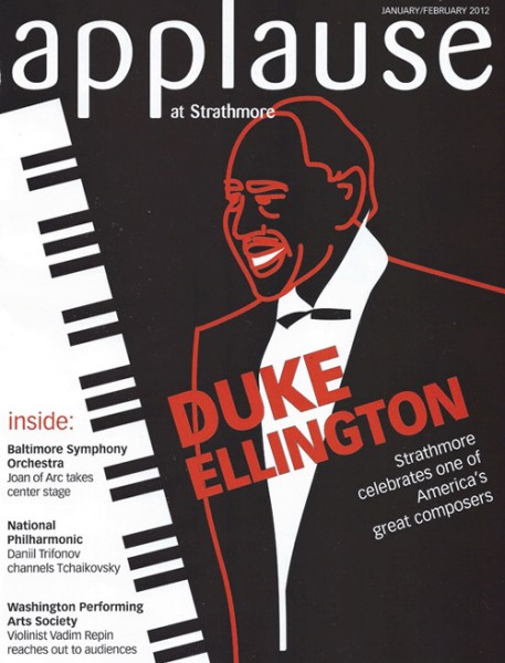 Duke Ellington Strathmore Applause Magazine Cover