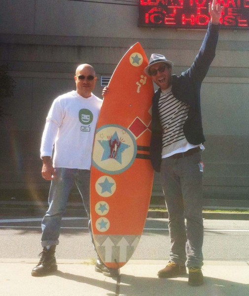 Steven Dana: Surfboard and Logo design