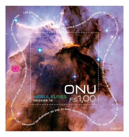 Sergio Baradat's Series of United Nation Stamps "SPACE"