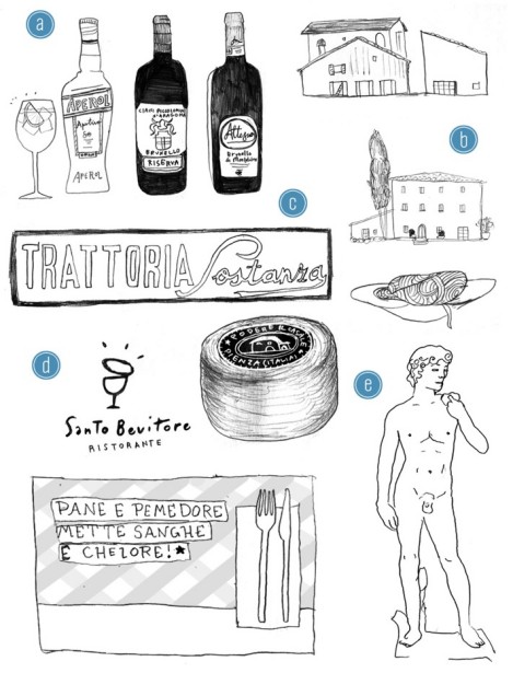Alessandra Olanow's Ilustration of Italy