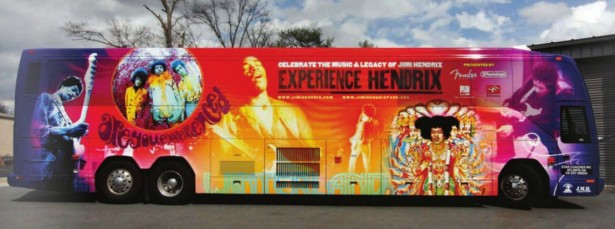Experience Hendrix Tribute Tour Bus :: Designed by SMAY