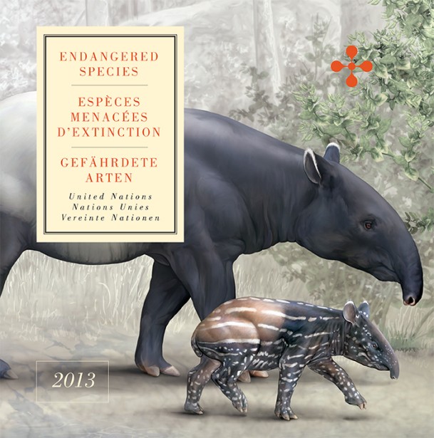 Sergio Baradat Designs New UN Endangered Species Stamps