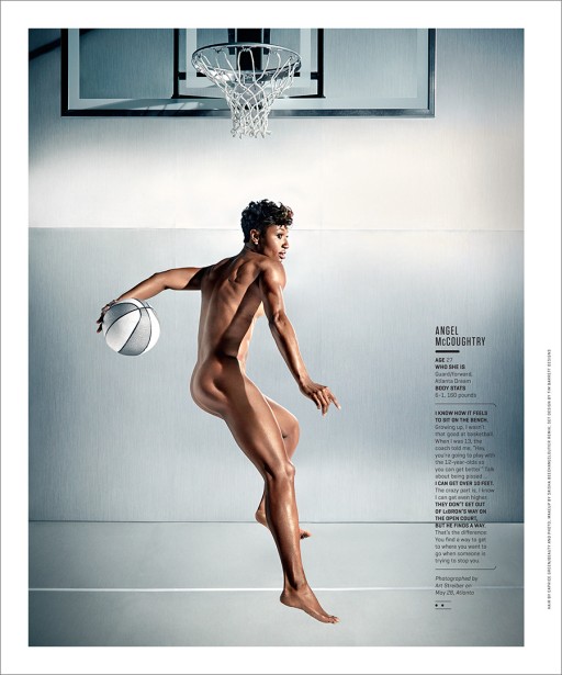 Art Streiber Photographs Pro Basketball Player Angel McCoughtry for ESPN