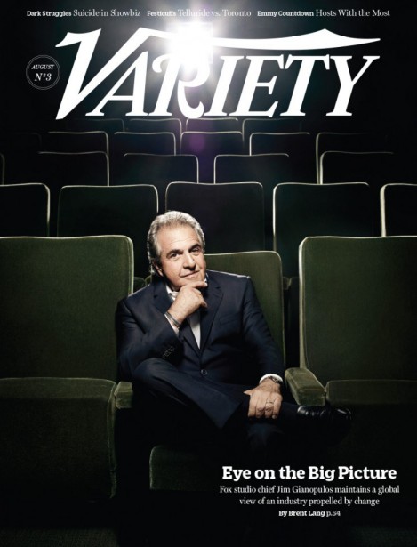 Art Streiber photographs 20th Century Fox chairman Jim Gianopulos and the studio’s top execs for Variety
