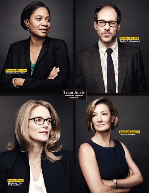 Art Streiber photographs 20th Century Fox chairman Jim Gianopulos and the studio’s top execs for Variety