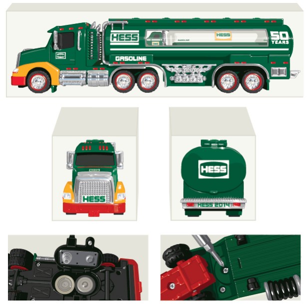 50th Anniversary HESS Truck Packaging Illustrations