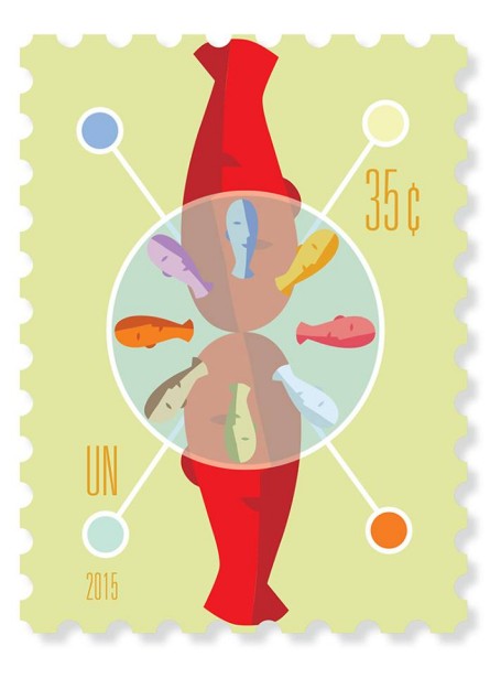 Sergio Baradat's New Stamps for The United Nations Postal Adminstration