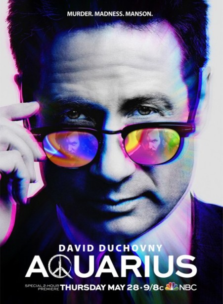 Jim Fiscus shoots key art for the new NBC series “Aquarius,” starring David Duchovny