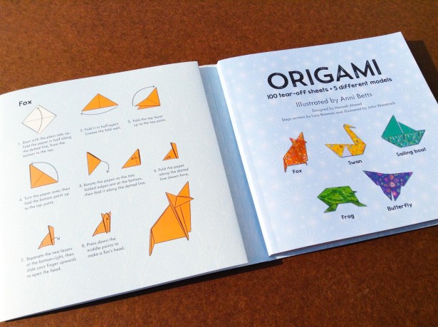 Anni Betts Creates Origami Book