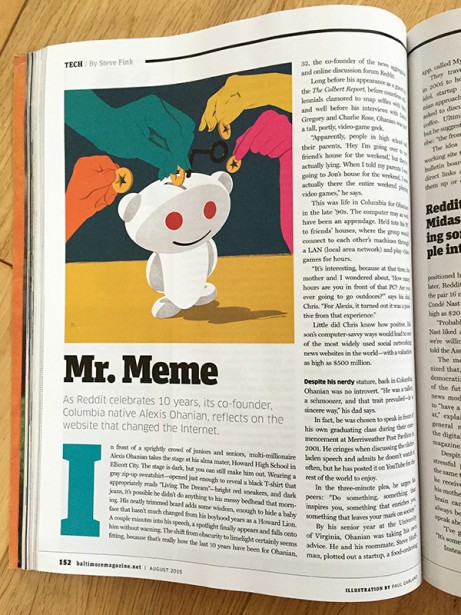 Reddit Celebrates 10 Years With Paul Garland’s Latest Illustration