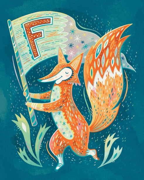 Anni Betts’ Finds It Fun Drawing Foxes