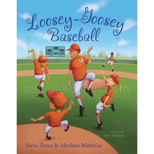 Steve Feldman illustrates Loosey-Goosey Baseball