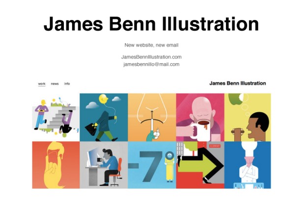 James Benn Launches New Website!