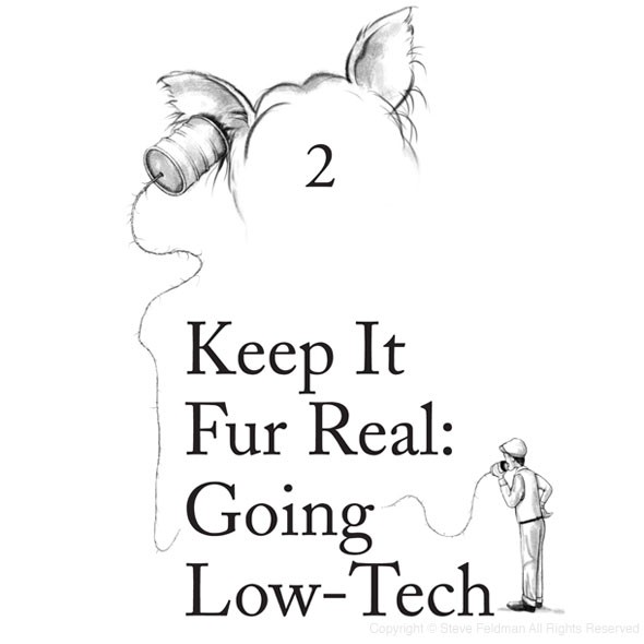 Steve Feldman illustrates "Listen Like a Dog"