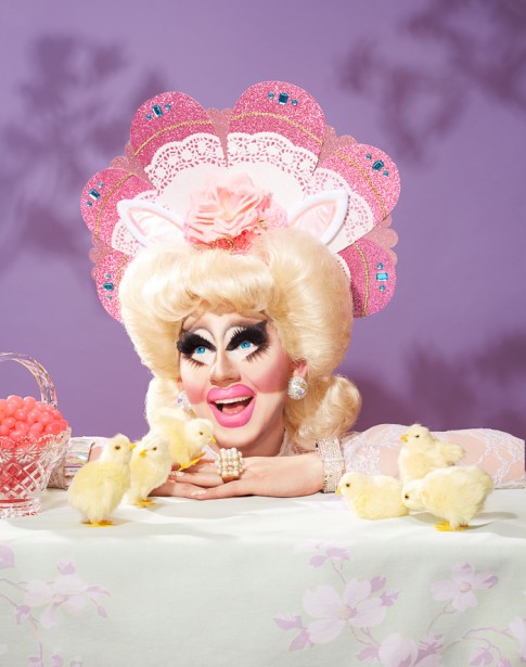 Lisa Predko’s Easter-shoot With Trixie Mattel