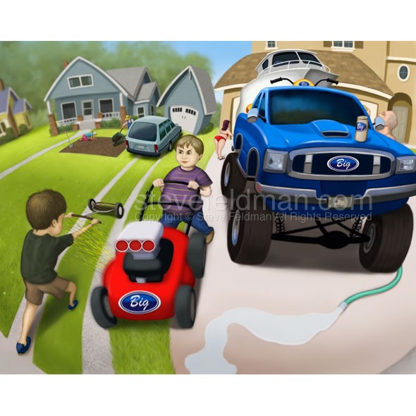 Steve Feldman illustrates A Clash of Values