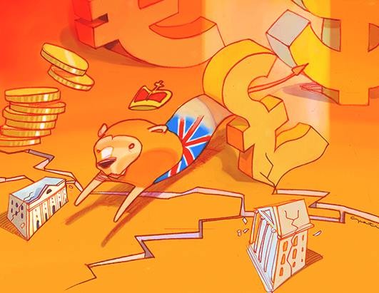 Umberto Grati Illustrates “Brexit”