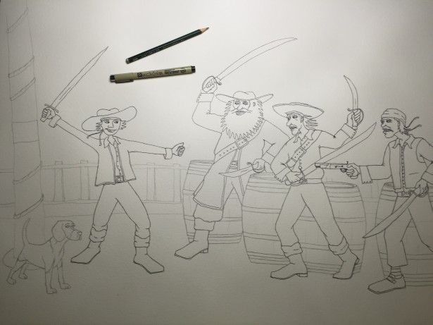 Nelson Shares “In-Progress” Sketches From Upcoming Children’s Book