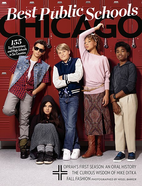 Lisa Predko shoots September Chicago Magazine Cover!