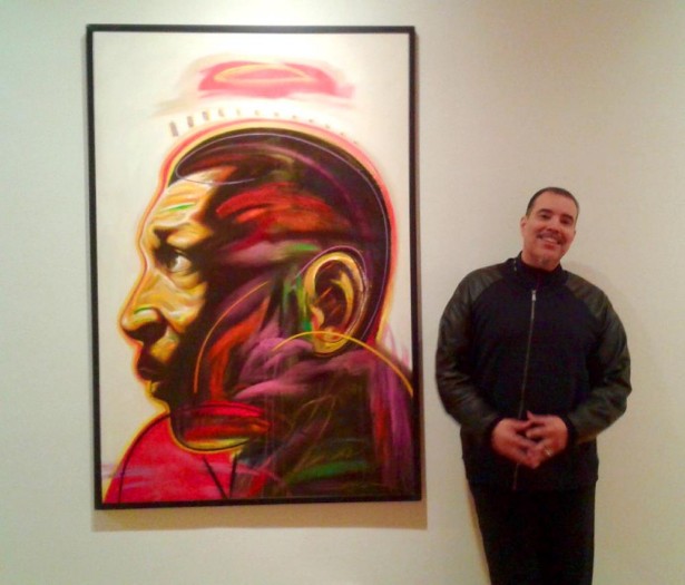 A Saintly Depiction of John Coltrane by Rudy Gutierrez