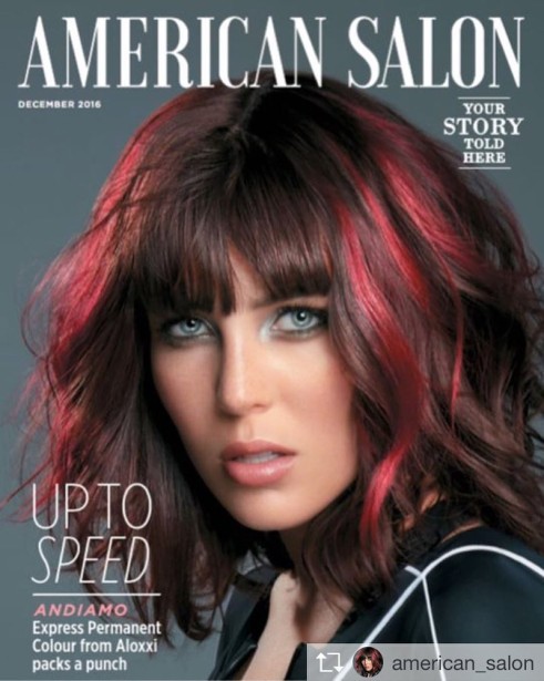 Red Alert! Dorit Thies’ Latest Shoot For American Salon Magazine