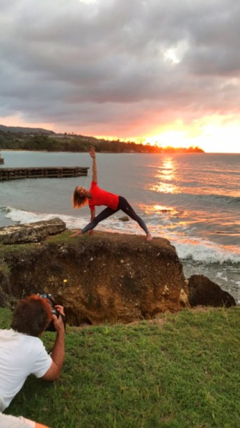 George Kamper Shoots New Yoga Collection by Stency Wegman