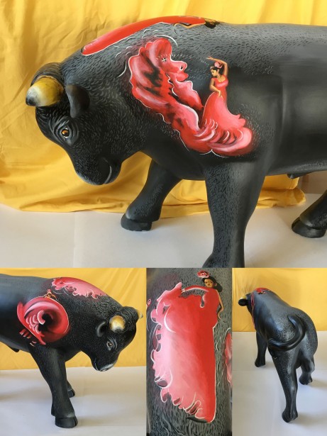 Exhibition and event bull parade 2017