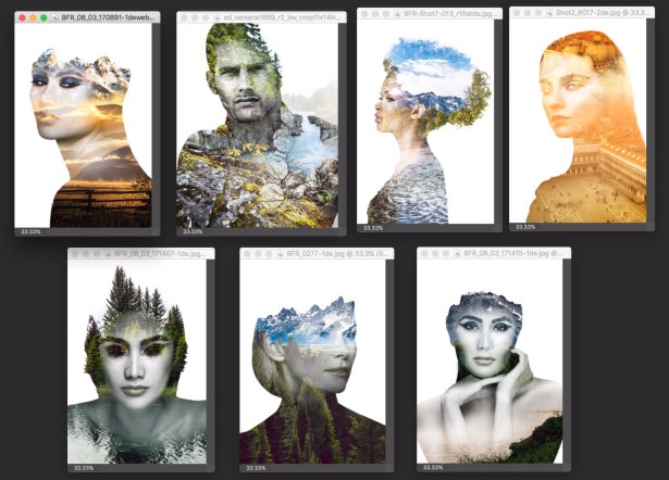 George Kamper Blends Images into Graphic Themes