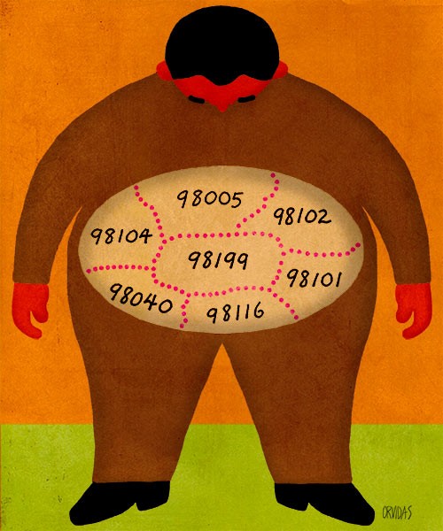 Ken Orvidas' Illo for University of Washington
