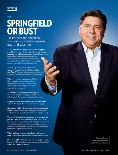 Predko “Photographs First and Then Asks Questions Later” With IL Gubernatorial Candidates